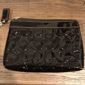 Black Coach Wristlet
